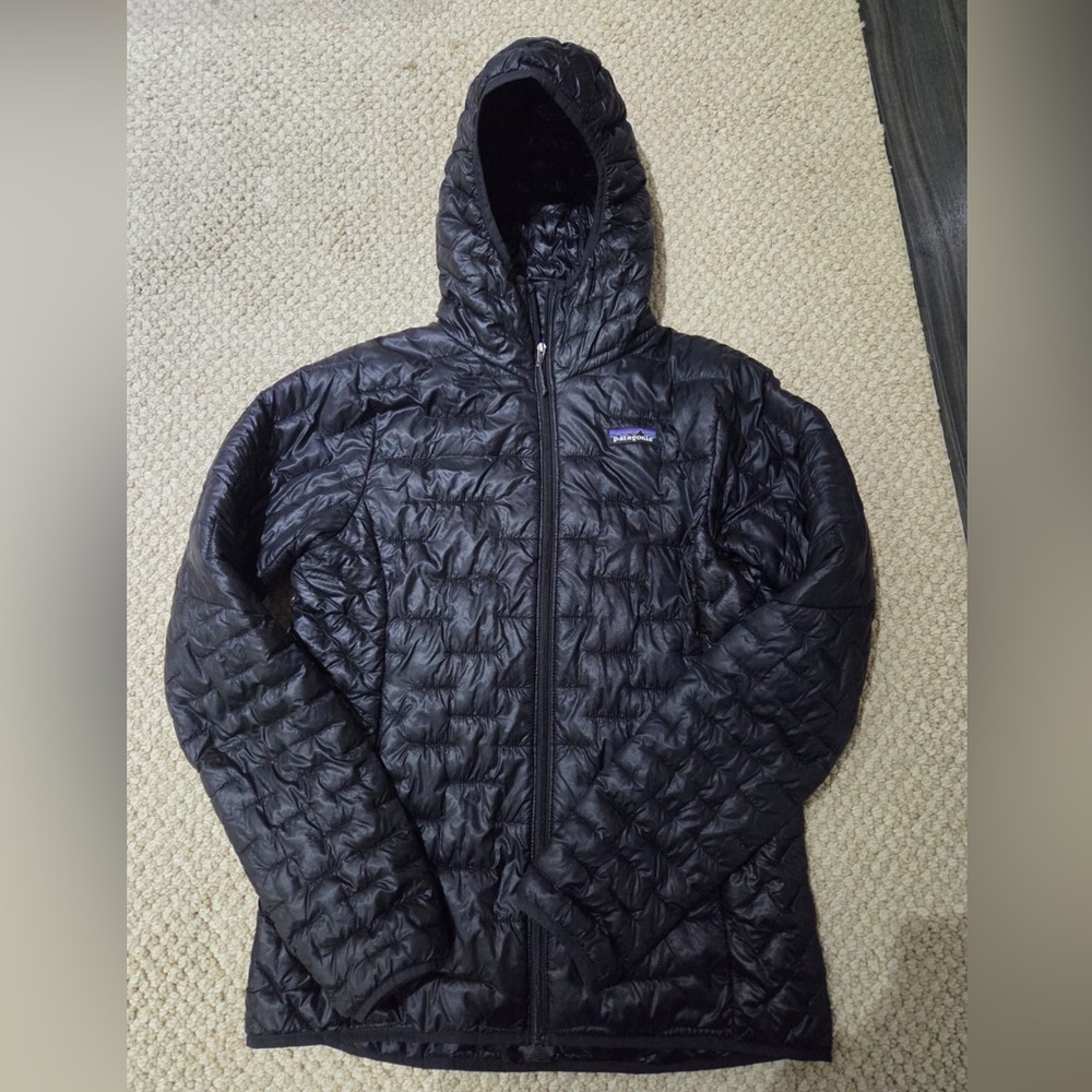Patagonia - micro puff Hooded black Jacket (small)